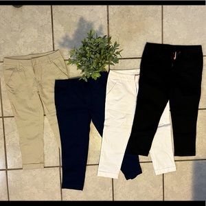 Bundle of 4 girls dress/slack Capri’s size 12